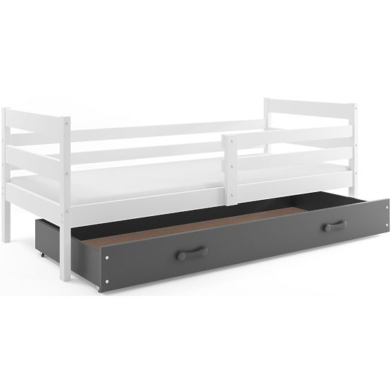Baby bed Erik - white-gray