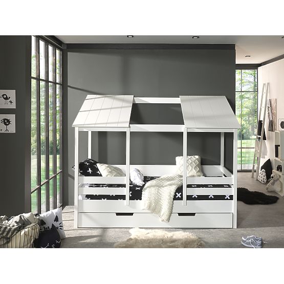 Storage Space for Malia House Bed - White