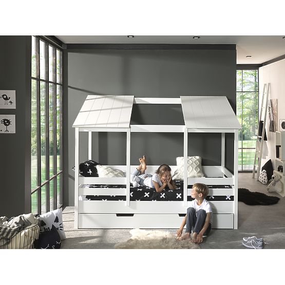 Storage Space for Malia House Bed - White