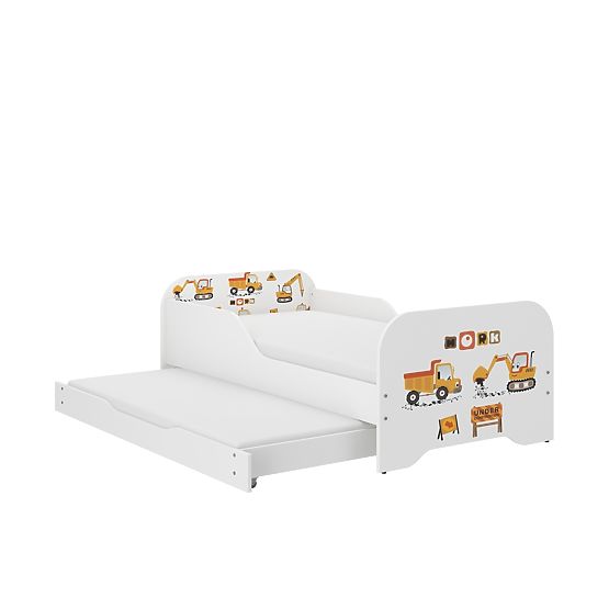 Children's Bed MIKI 160 x 80 cm - Construction Site