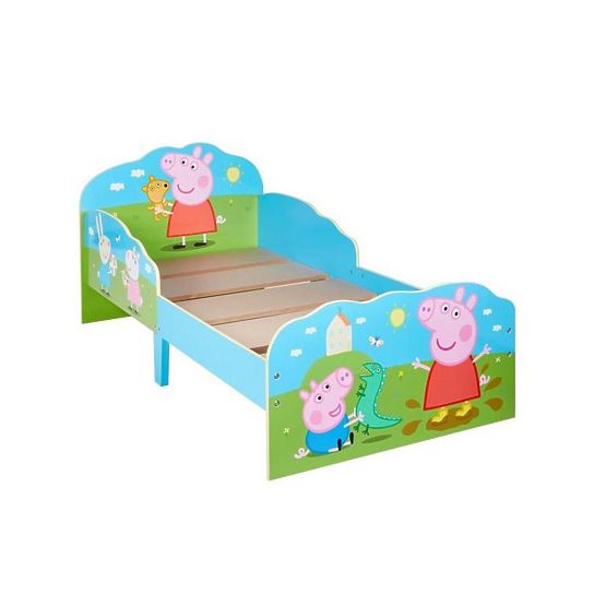 Peppa Pig Children's Bed with Storage Boxes