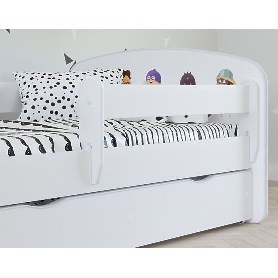 Baby bed se behind the gate - Superheroes - white