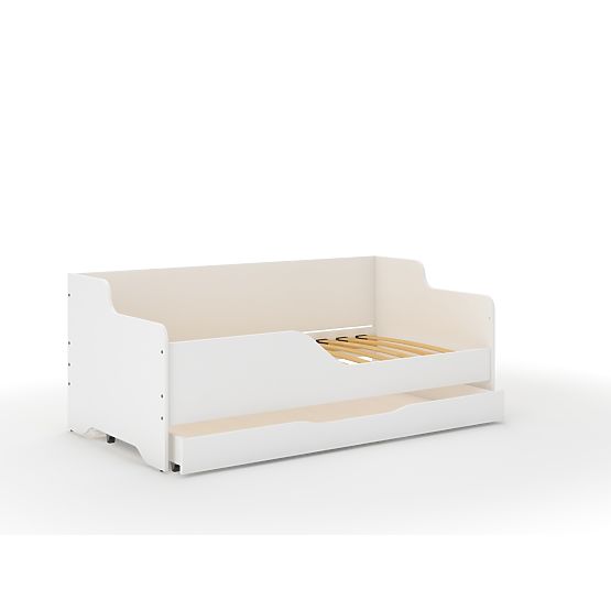 Children's Bed with Backrest LILU 160 x 80 cm - Animals