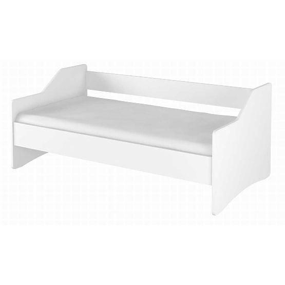 Children's Bed with Backrest LULU - White