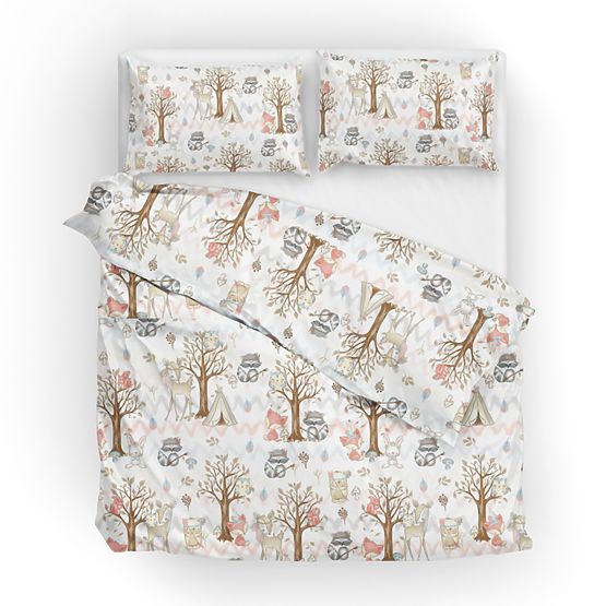 Baby bedding Animals under the tree