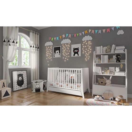 Cosmo Baby Crib 120x60 - White