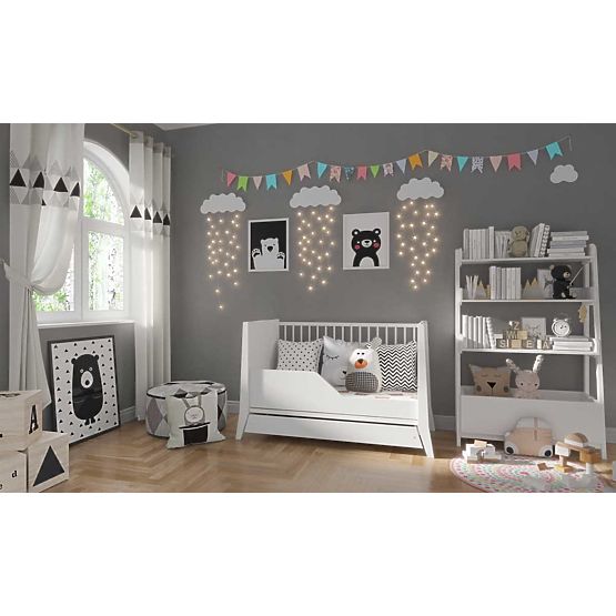 Cosmo Baby Crib 120x60 - White