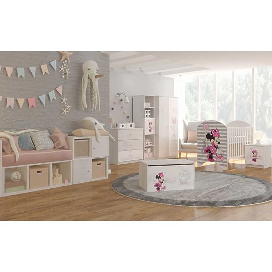 Children's Crib Minnie Mouse Eiffel Tower