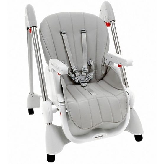 Baby dining chair Luxa - grey