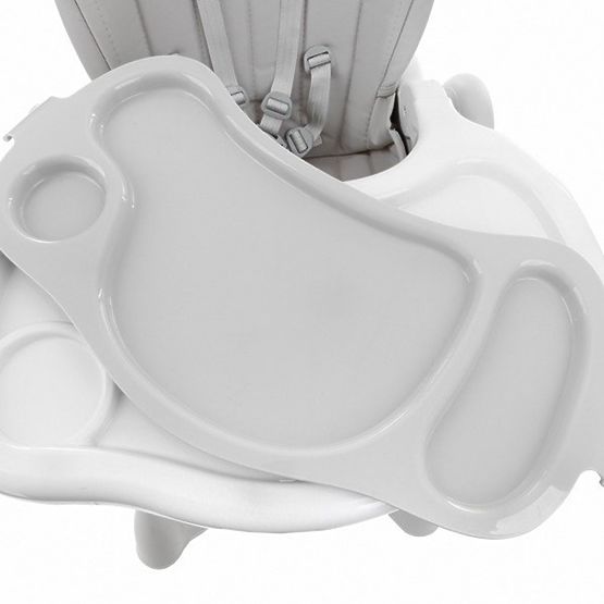 Baby dining chair Luxa - grey