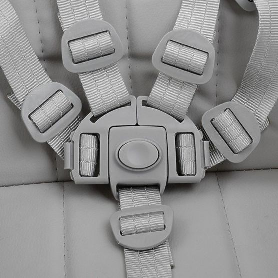 Baby dining chair Luxa - grey