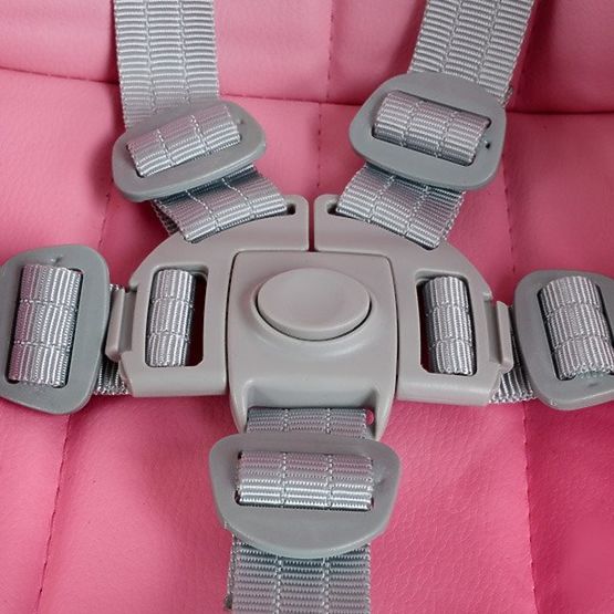 Baby dining chair Luxa - pink