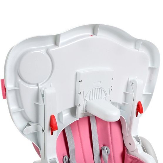 Baby dining chair Luxa - pink