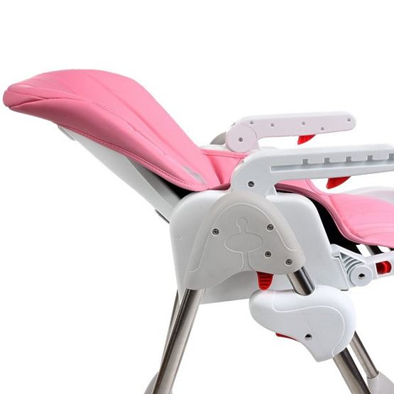 Baby dining chair Luxa - pink