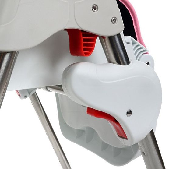 Baby dining chair Luxa - pink