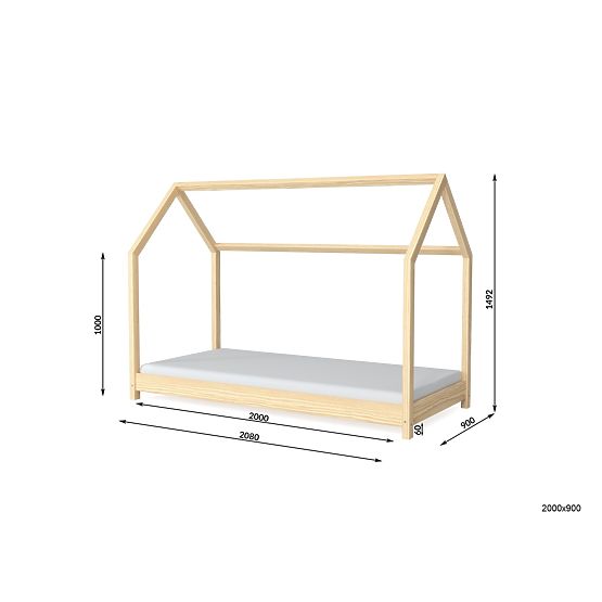 Children's House Bed Bella