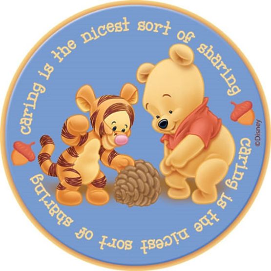 BABY Winnie the Pooh 407 Children's Rug - size 140 x 140 cm