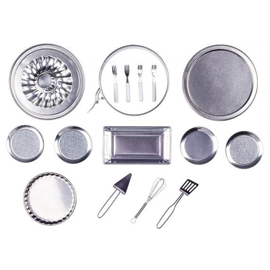 Baking Set with Stainless Steel Molds