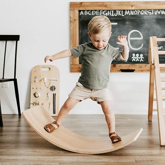 Balance Board for Children Wooden Rocker Balance Exercise ECOTOYS