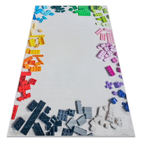 BAMBINO 38480 Washing Mat Children's Building Blocks Non-slip - Grey / Yellow