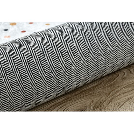 BAMBINO 47890 Washing Mat Dots for Kids Anti-Slip - White/Brown