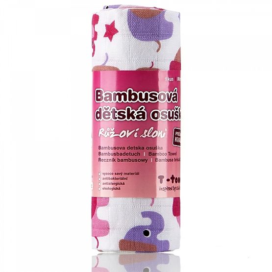 Bamboo Baby Towels with Pattern