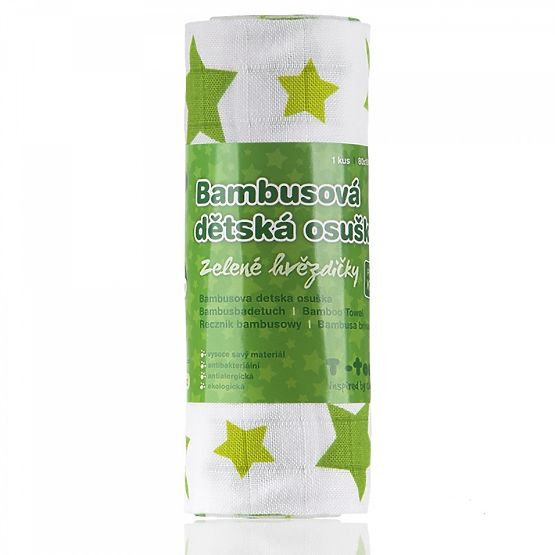 Bamboo Baby Towels with Pattern