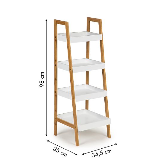 Bamboo Shelf Unit - 4 Shelves