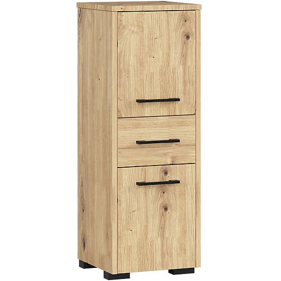 BATHROOM CABINET FIN COLUMN 30 2D 1SZ 85cm PK OAK ARTISAN
