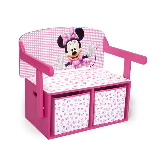 BAZAAR Children bench with storage space Mouse Minnie