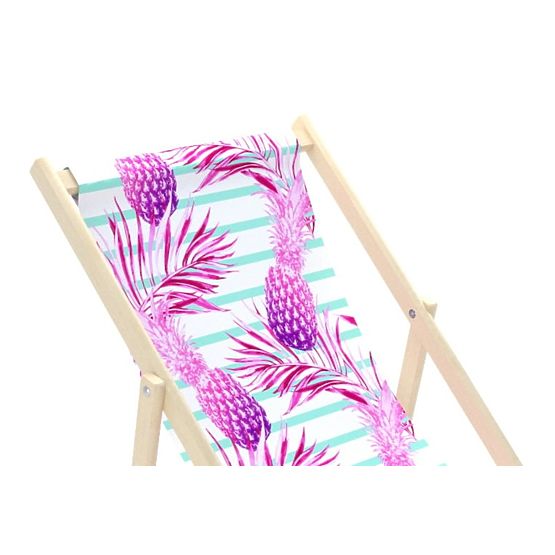 Beach chair Purple pineapples