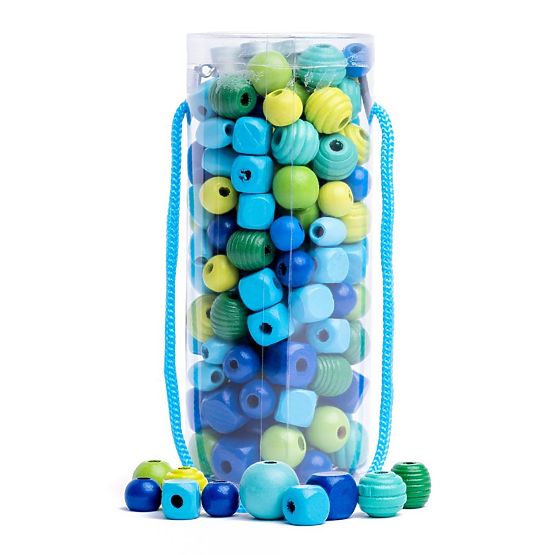 Beads in Tube Green-Blue