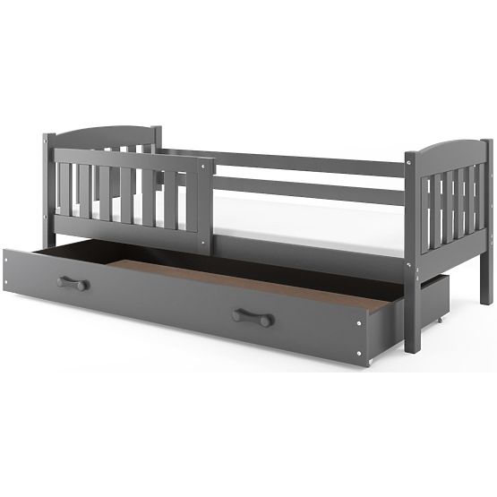 Bed Exclusive grey  for children - grey detail