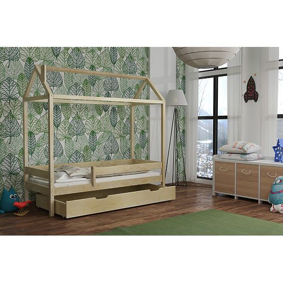 Children's House Bed Paul - Natural