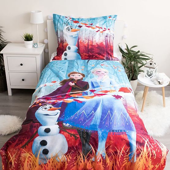 Bed linen Frozen - sisters 140 x 200 cm + 70 x 90 cm