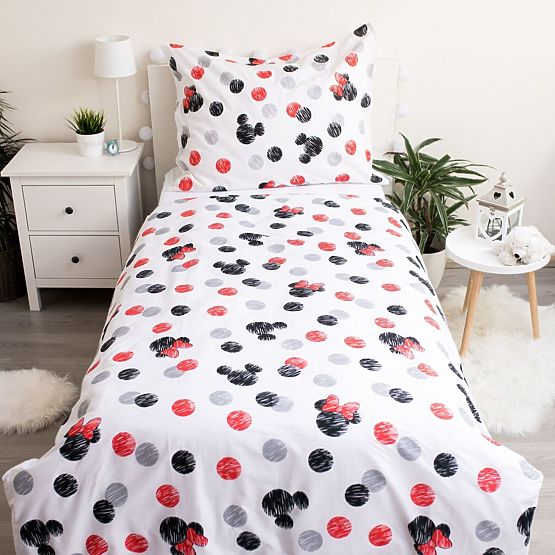 Bed linen Mickey and Minnie 140 x 200 cm + 70 x 90 cm