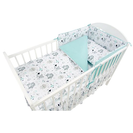 Bed linen Animals - mint