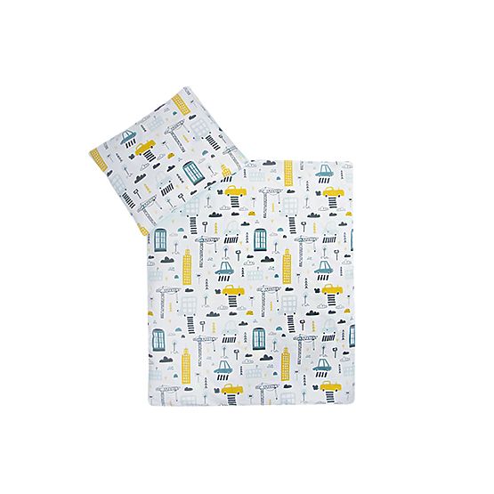 Bed linen set 120x90 cm City - turquoise