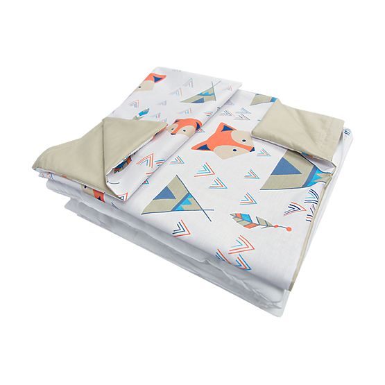 Bed linen set 120x90 cm FOX - beige