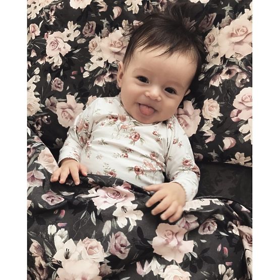 Bed linen with filling Night flowers