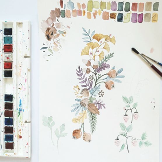 Bed linen with filling Secret Garden