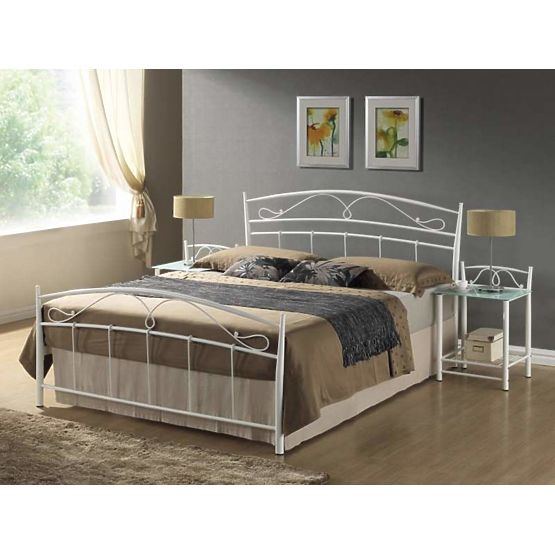 Bed SIENA 160x200cm white