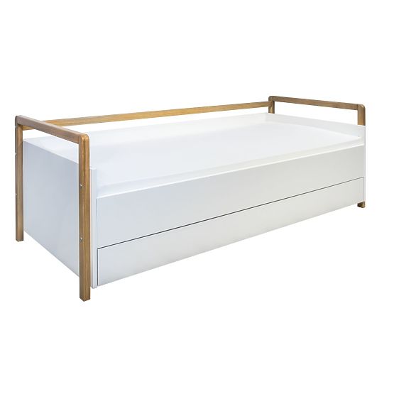 Bed with Backrest Viktor 180 x 80 - White