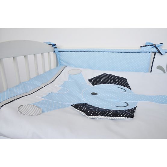 Children's 2-Piece Bedding Set Elephant Blue