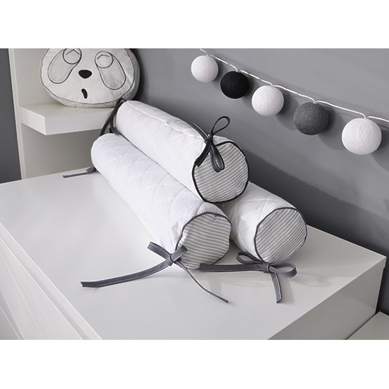 Bedding set 3-piece for children Panda - grey