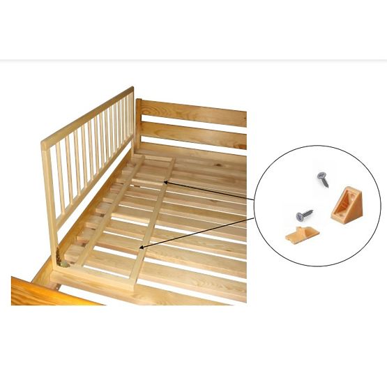 Bed Rail F - Natural