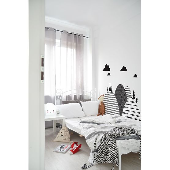 Behind the bed decoration DEKORNIK - Mountains Scandinavian