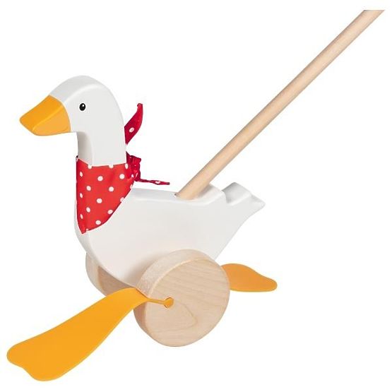 Berta the Push-Along Goose