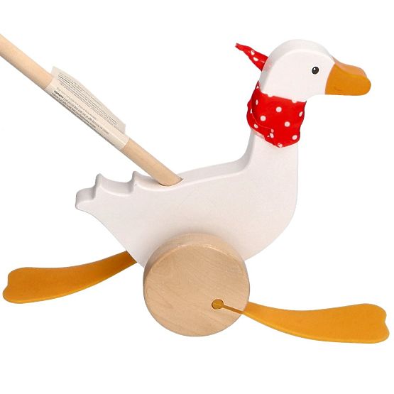 Berta the Push-Along Goose