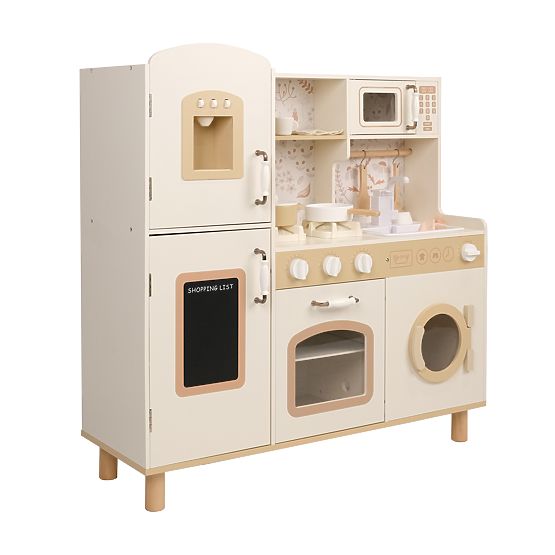 Bianca - Kitchen with Functional Faucet, Washing Machine, and Oven
